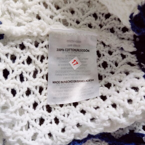 Love Knits Women's Crochet Boho Bandeau Top Size Large Beach Resortwear - Picture 5 of 6